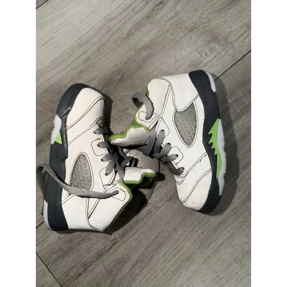 Jordan 5 Green‎ Bean Toddler Size 6c DQ3736-003 Air Jordan Retro Baby Infant